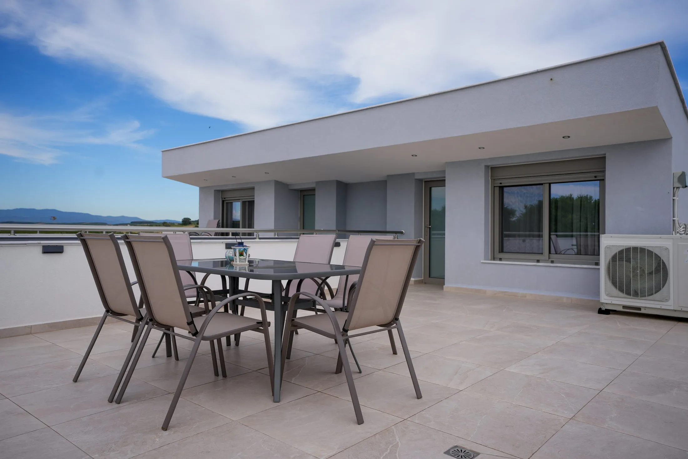 Private rooftop terrace